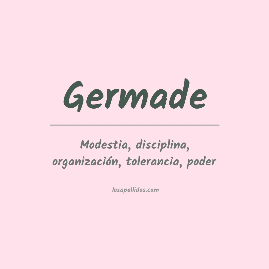 Apellido Germade