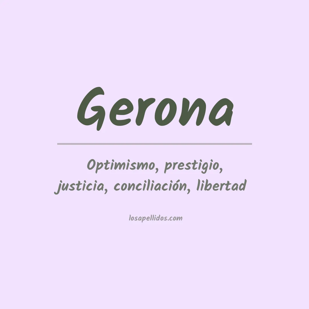 Apellido Gerona