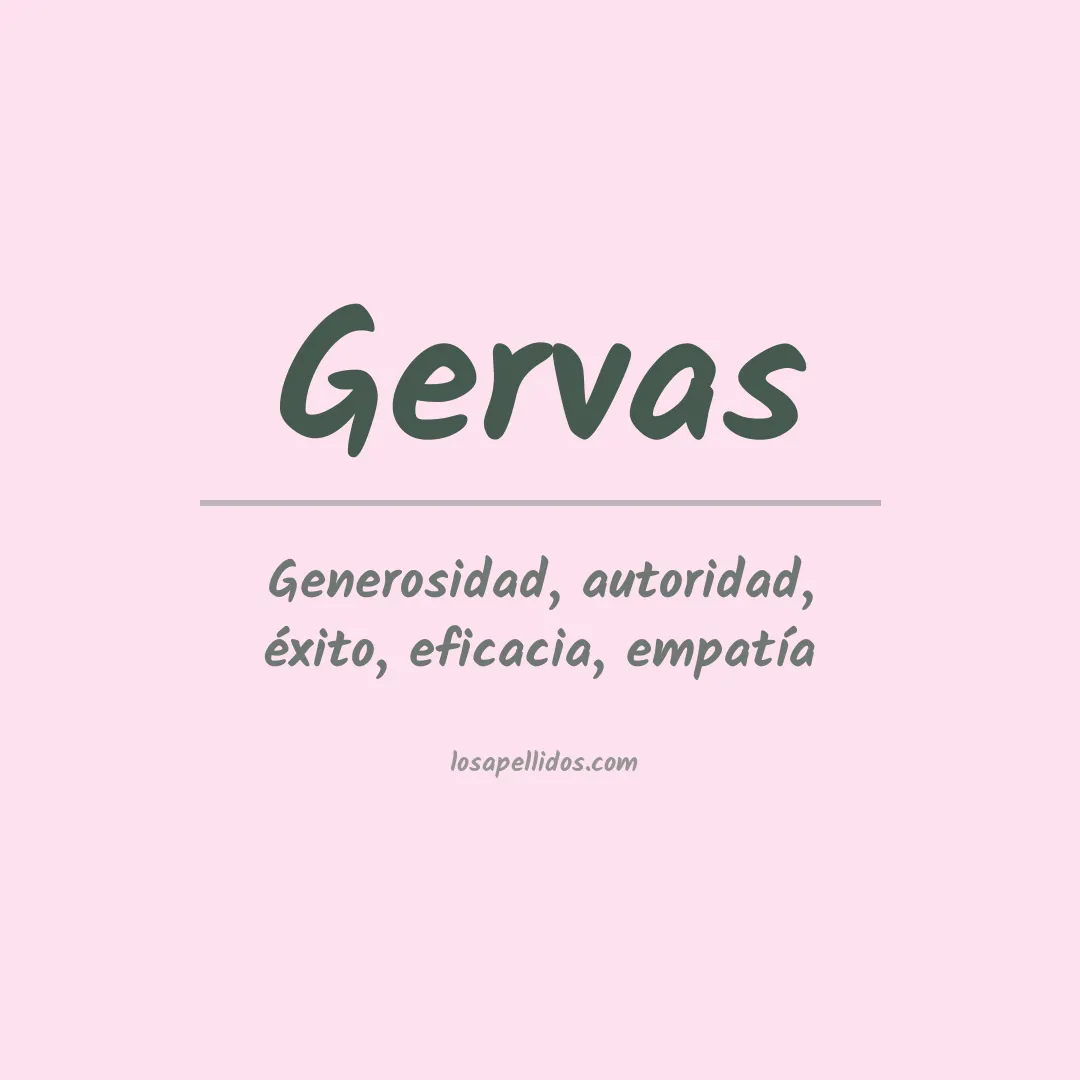Apellido Gervas