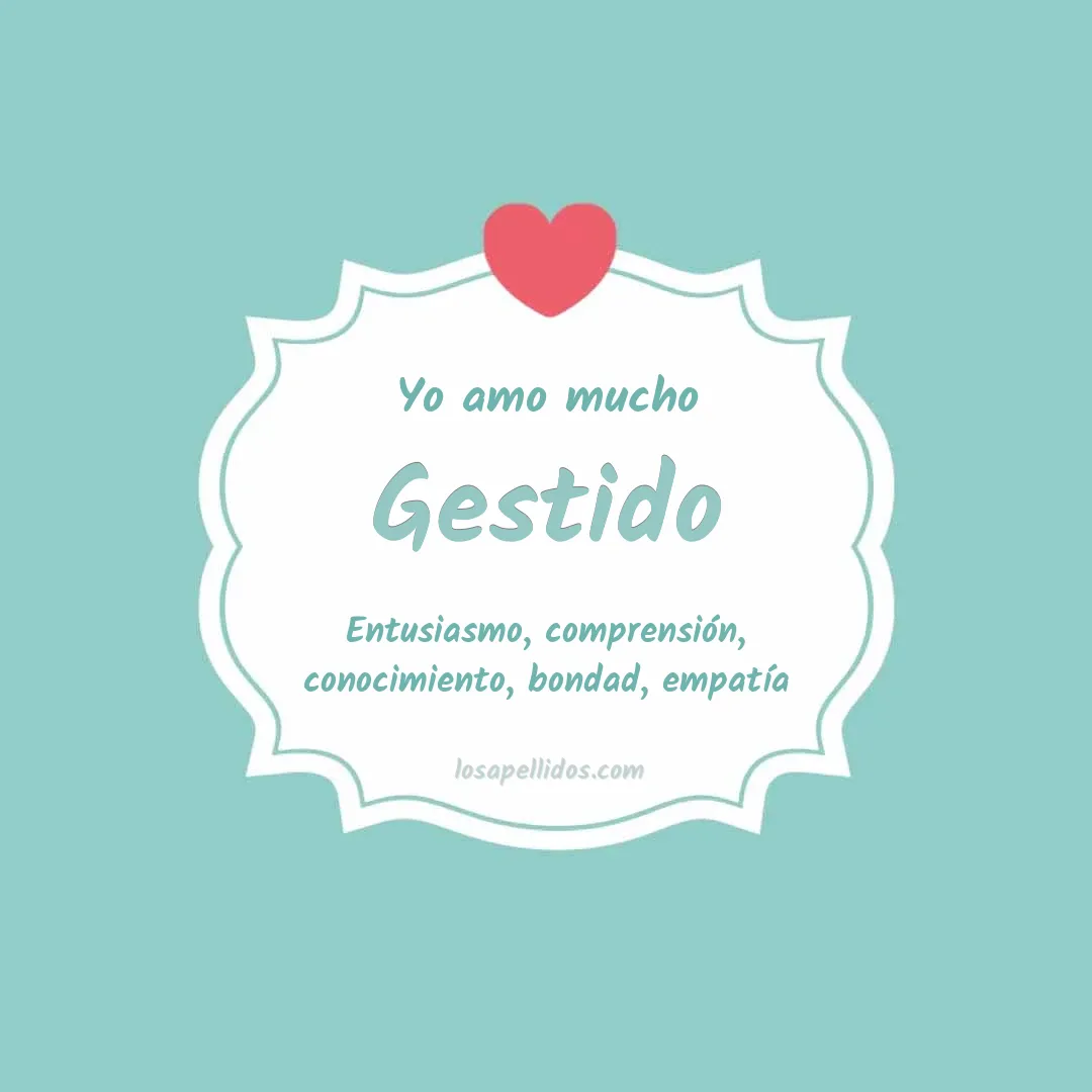 Yo amo mucho Gestido