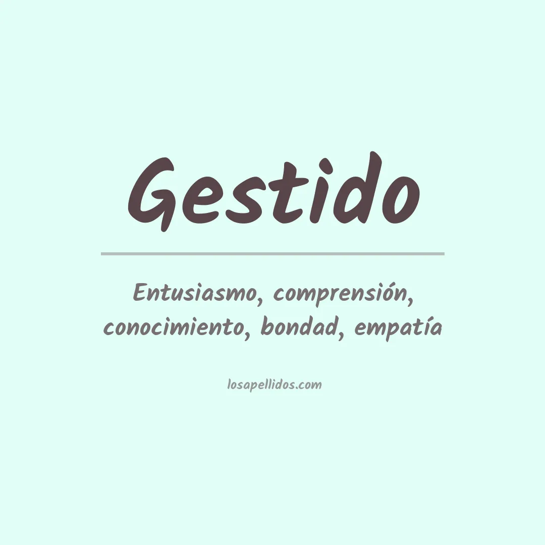 Apellido Gestido