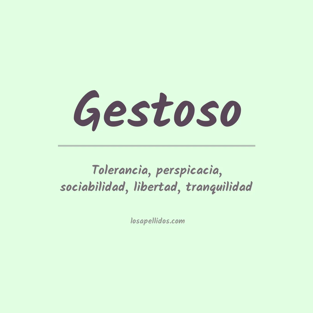Apellido Gestoso