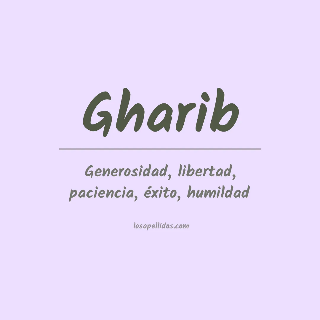 Apellido Gharib