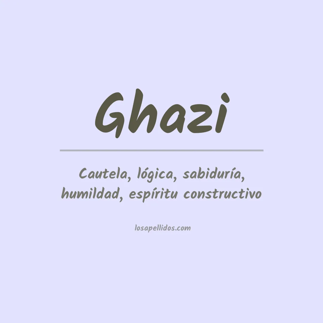 Apellido Ghazi