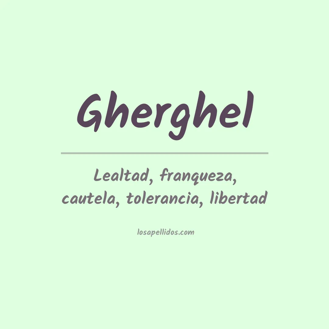 Apellido Gherghel