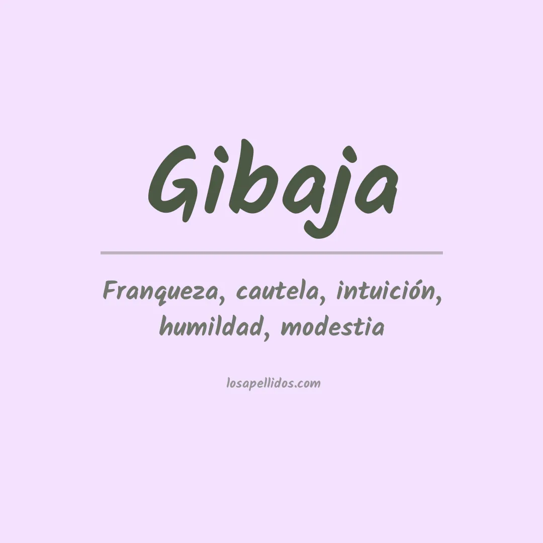 Apellido Gibaja