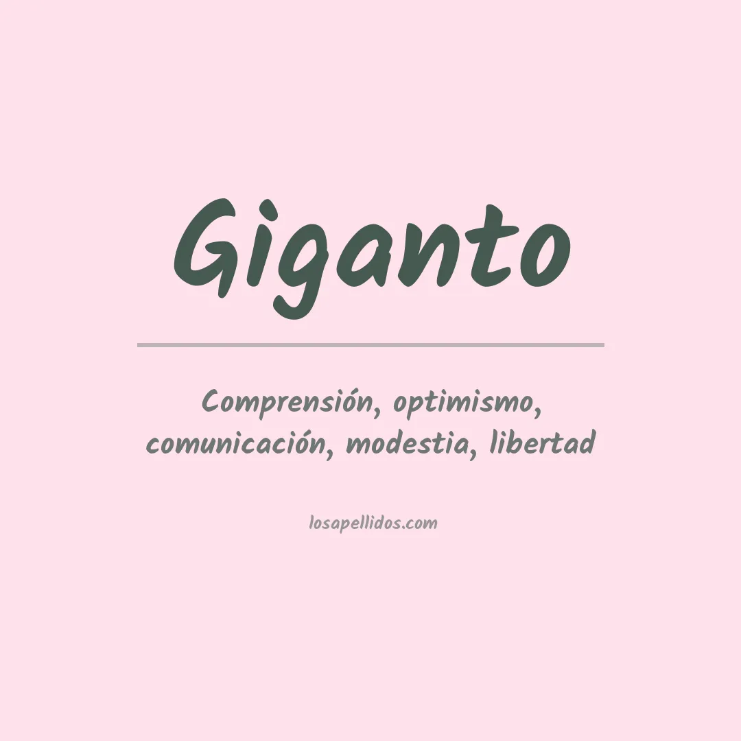 Apellido Giganto