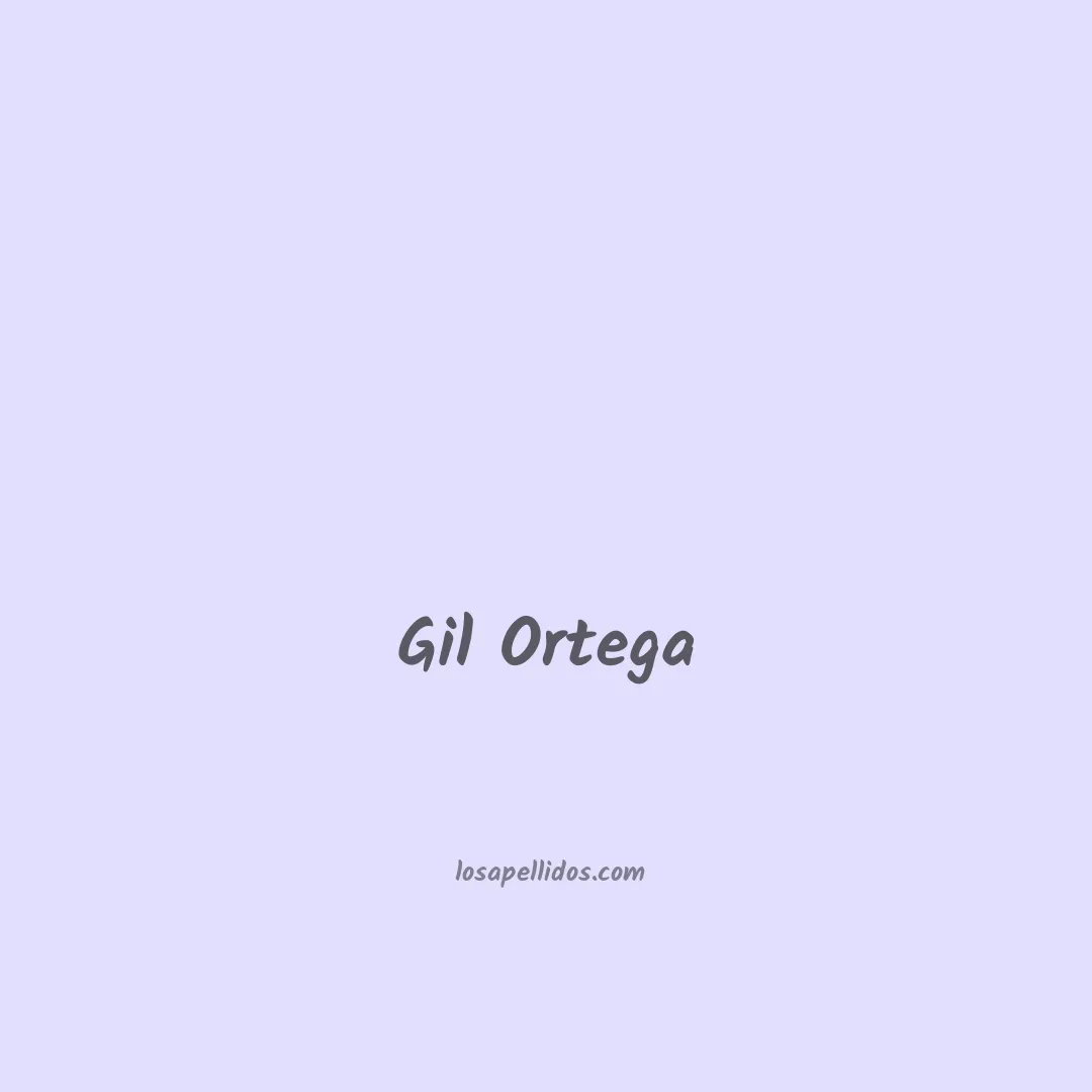 Gil ortega en chino