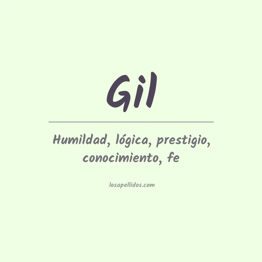 Apellido Gil