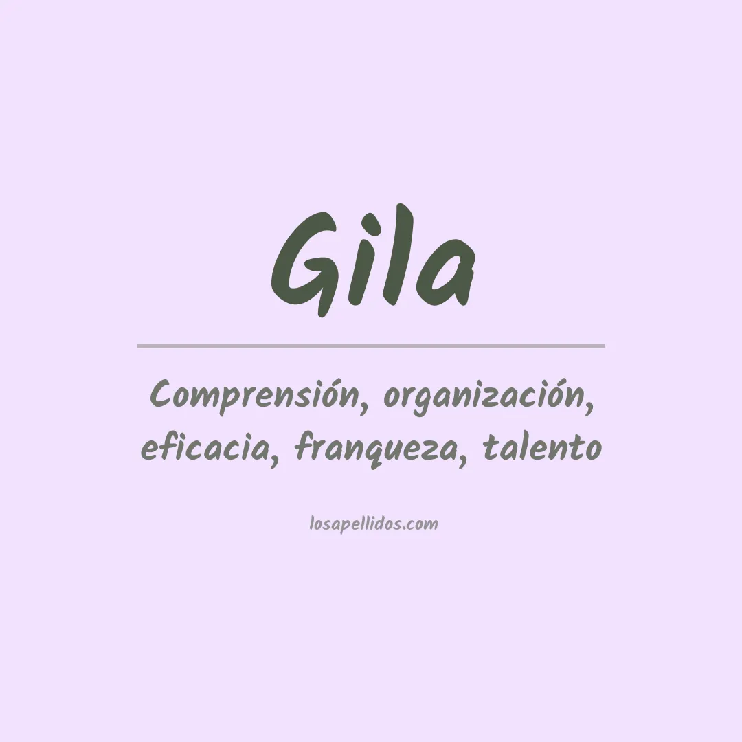 Apellido Gila