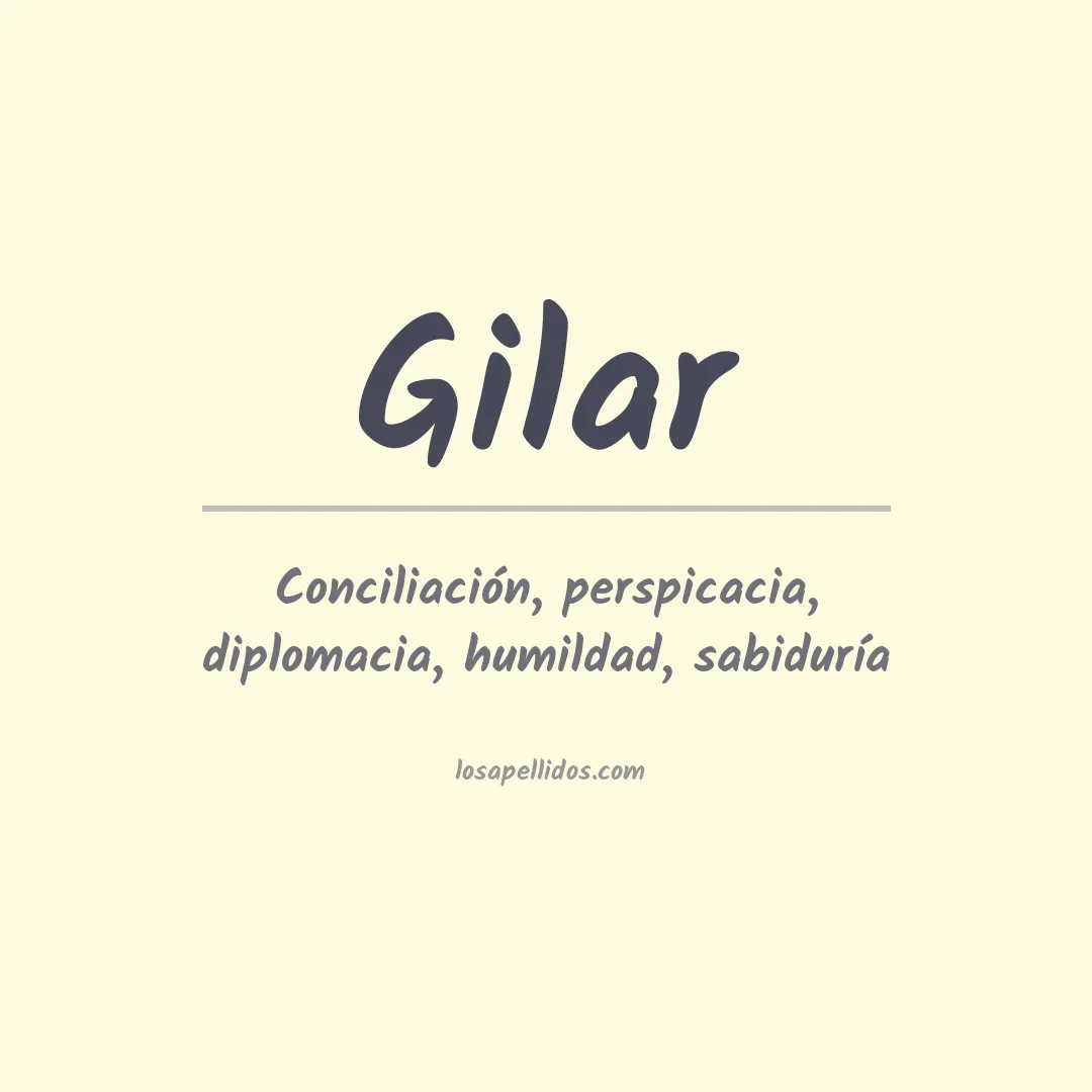 Apellido Gilar