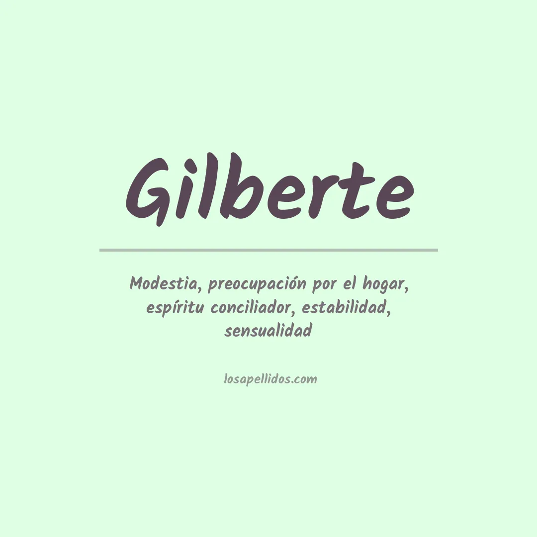 Apellido Gilberte