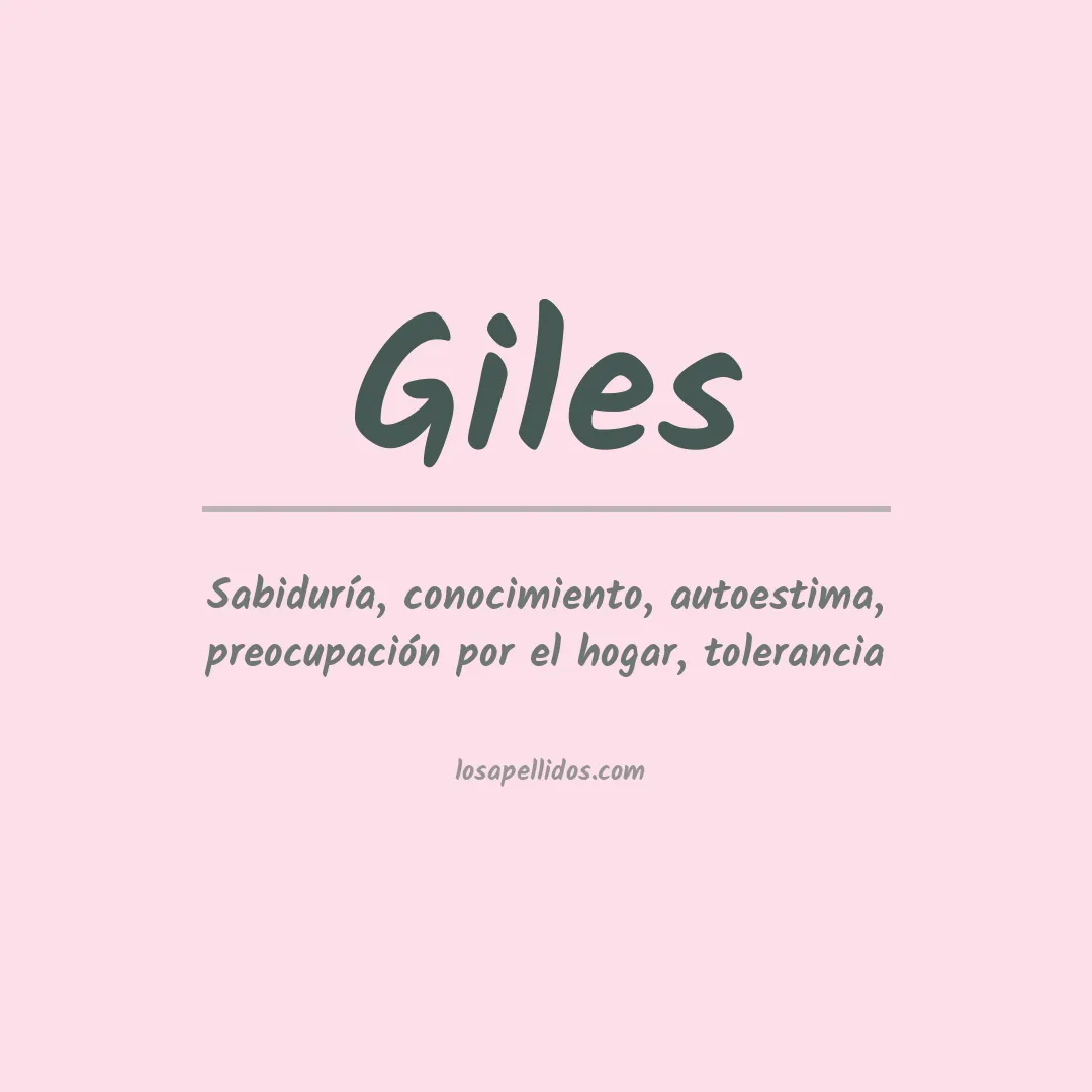 Apellido Giles