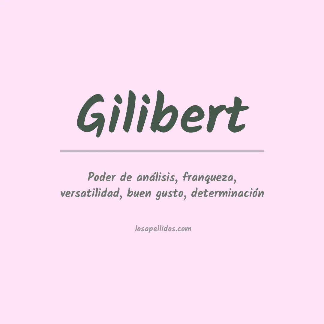 Apellido Gilibert