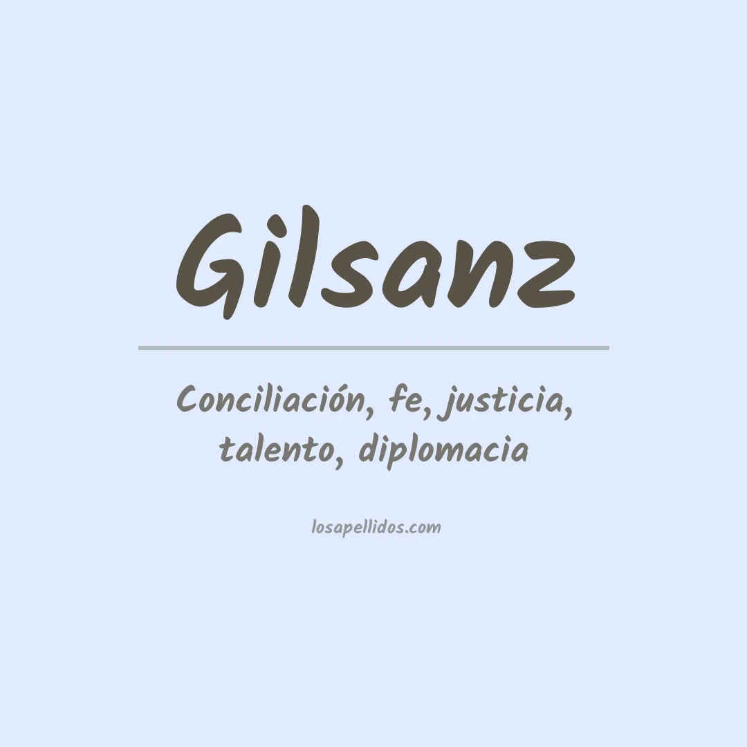 Apellido Gilsanz