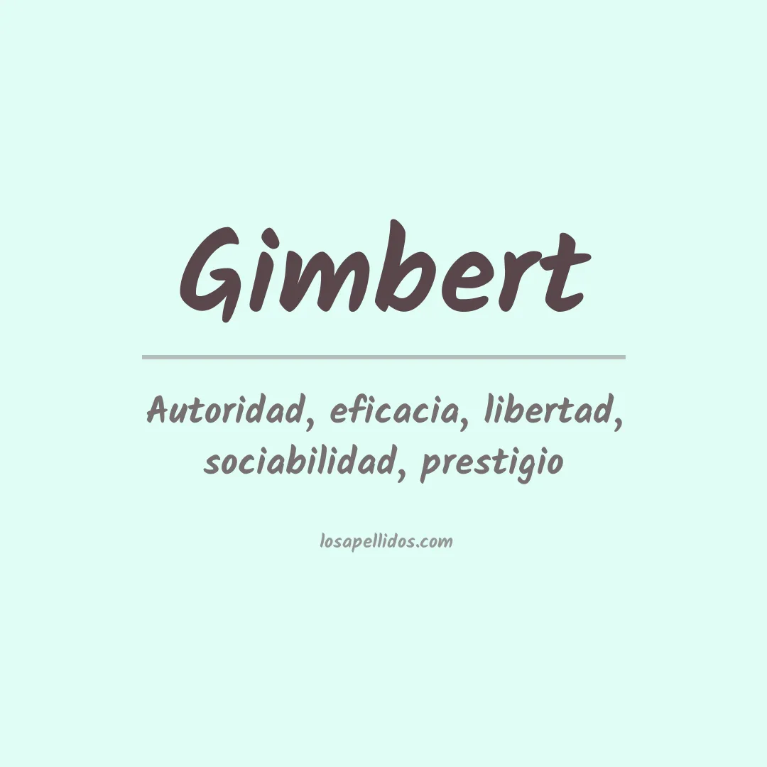Apellido Gimbert