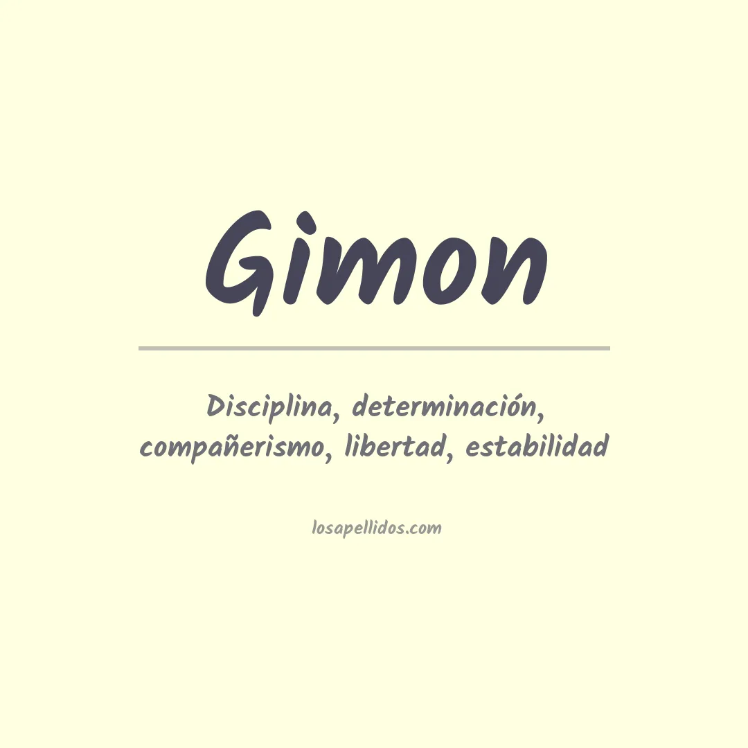 Apellido Gimon