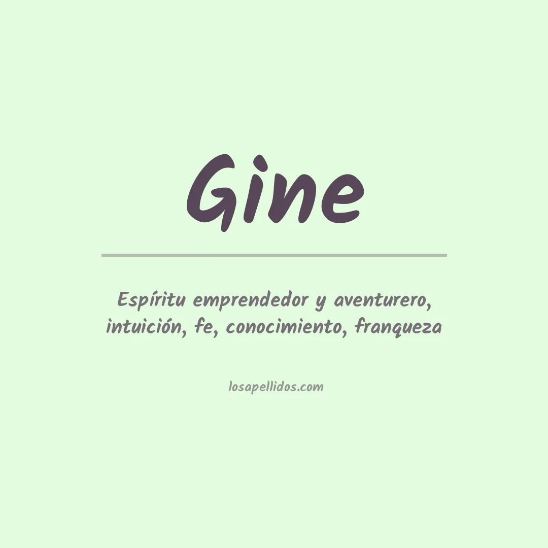 Apellido Gine