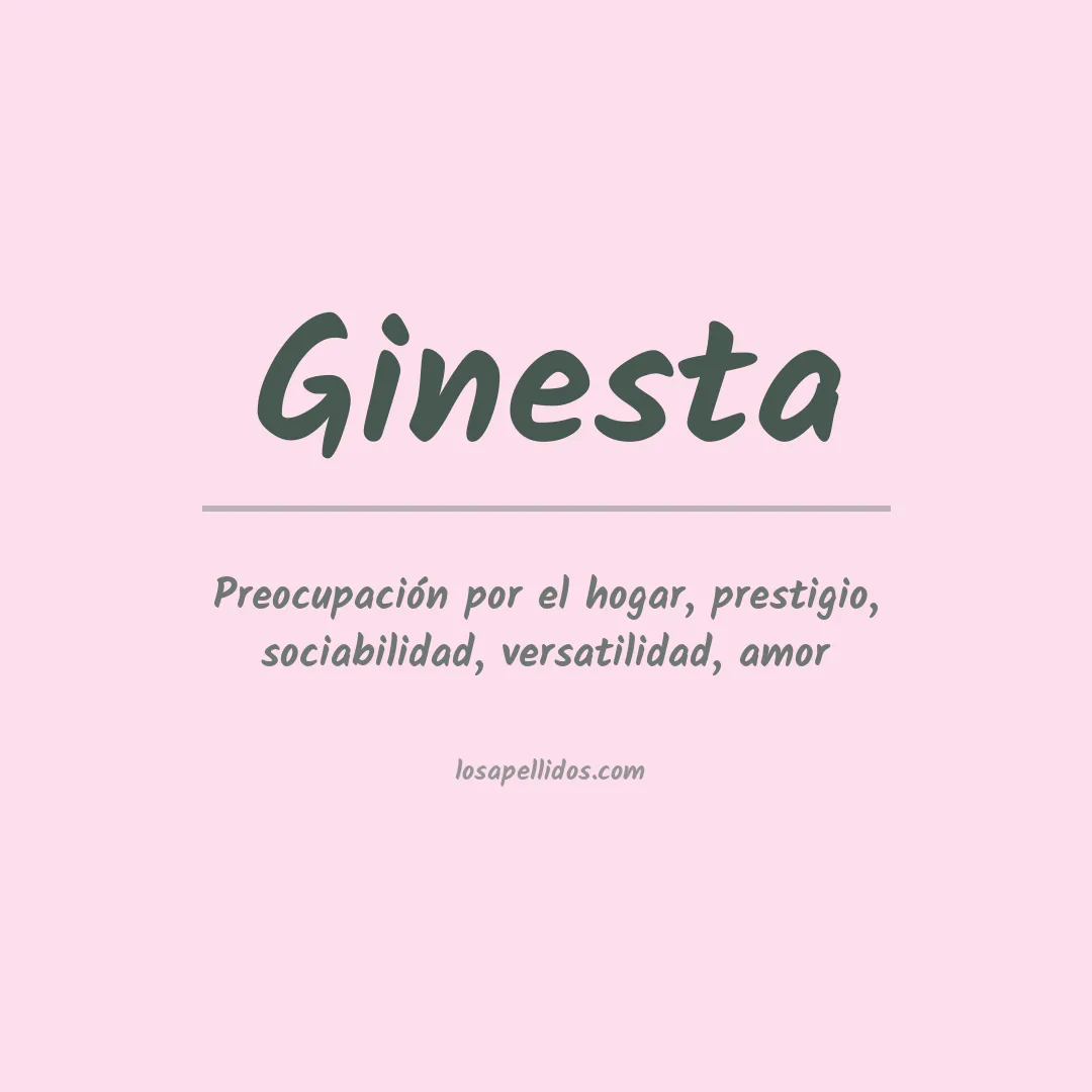 Apellido Ginesta