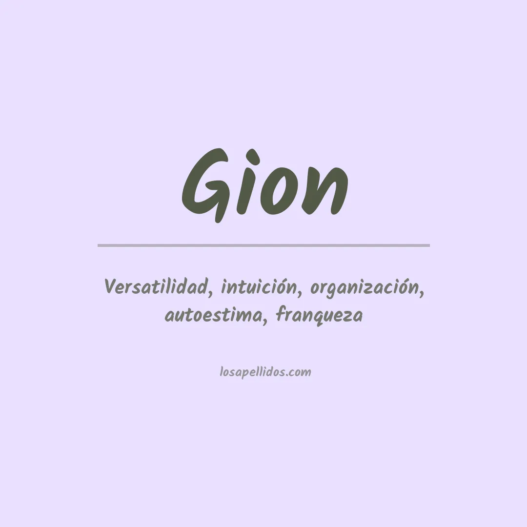 Apellido Gion