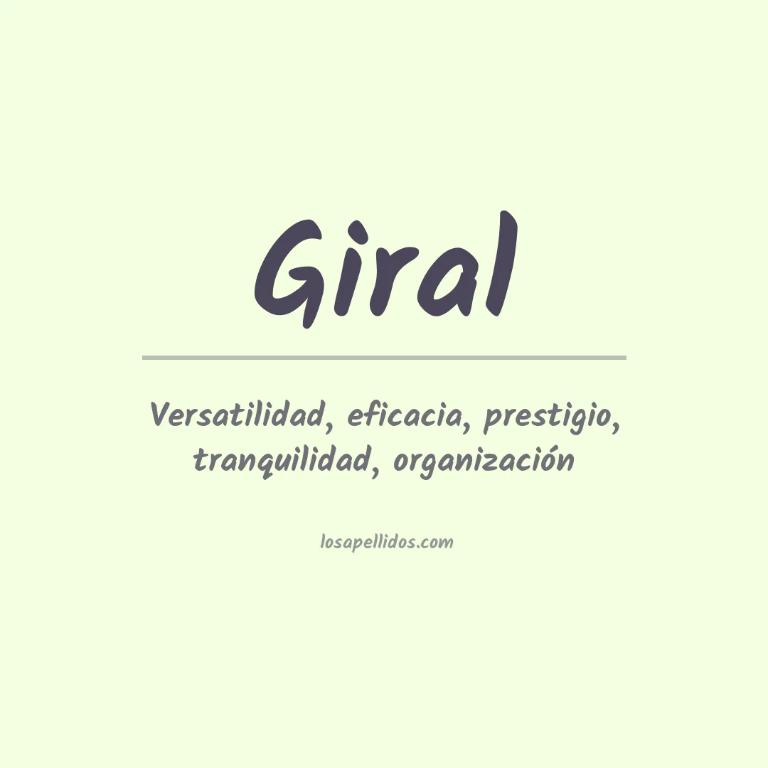 Apellido Giral