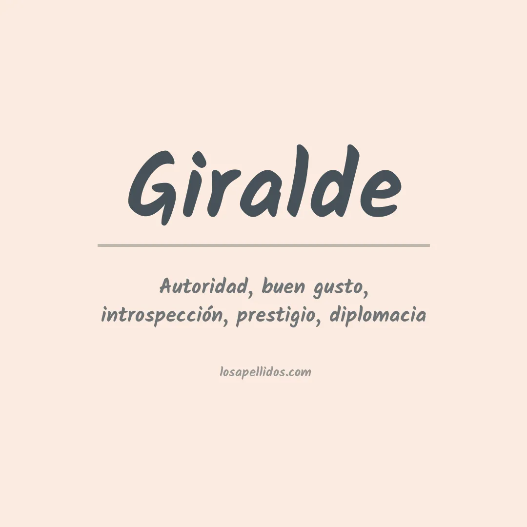 Apellido Giralde