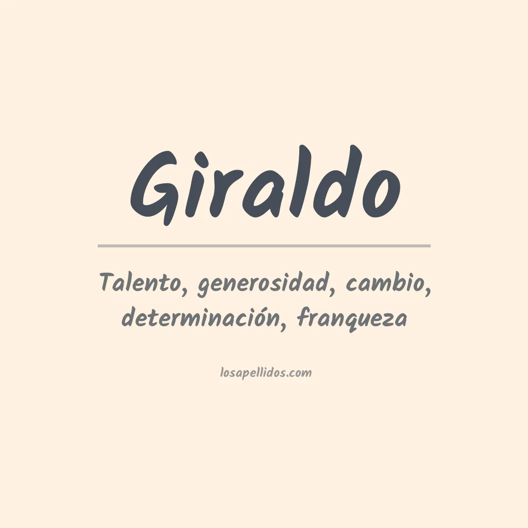 Apellido Giraldo