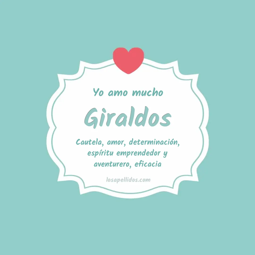 Yo amo mucho Giraldos