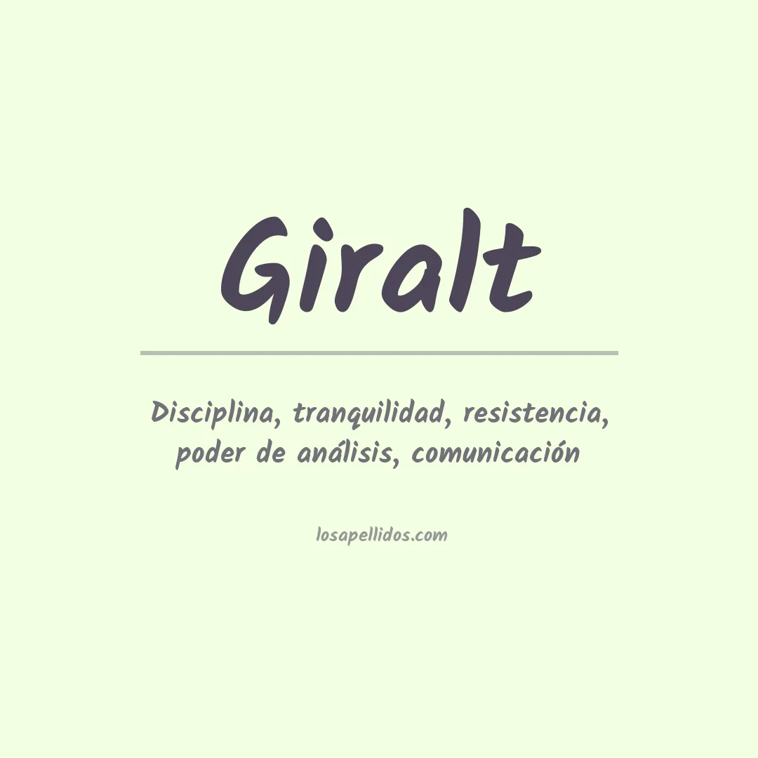 Apellido Giralt