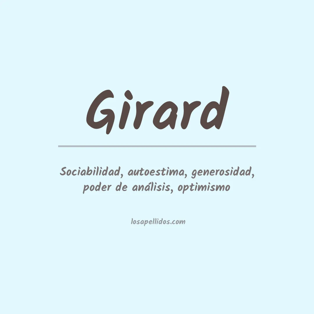 Apellido Girard