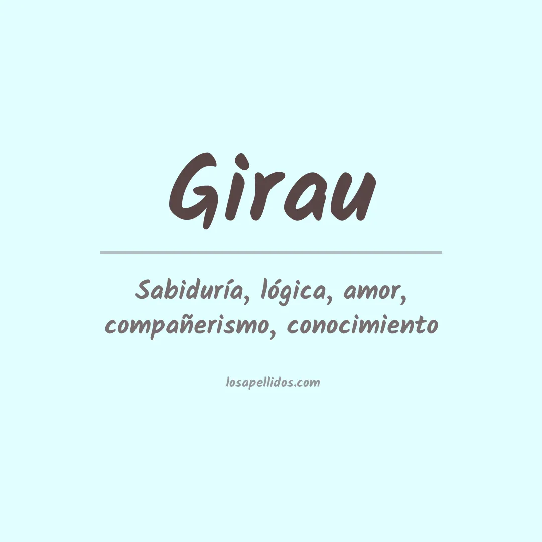 Apellido Girau