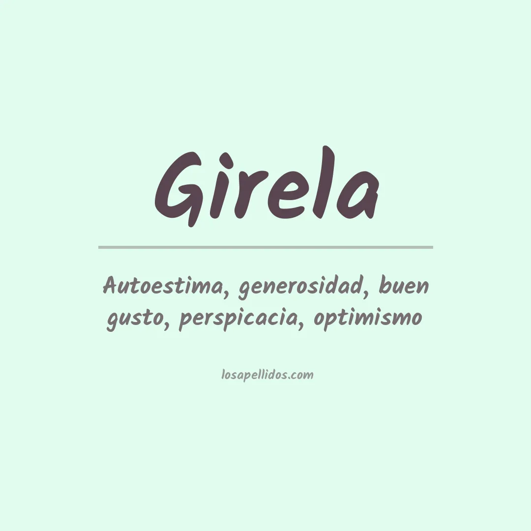 Significado del Apellido Girela
