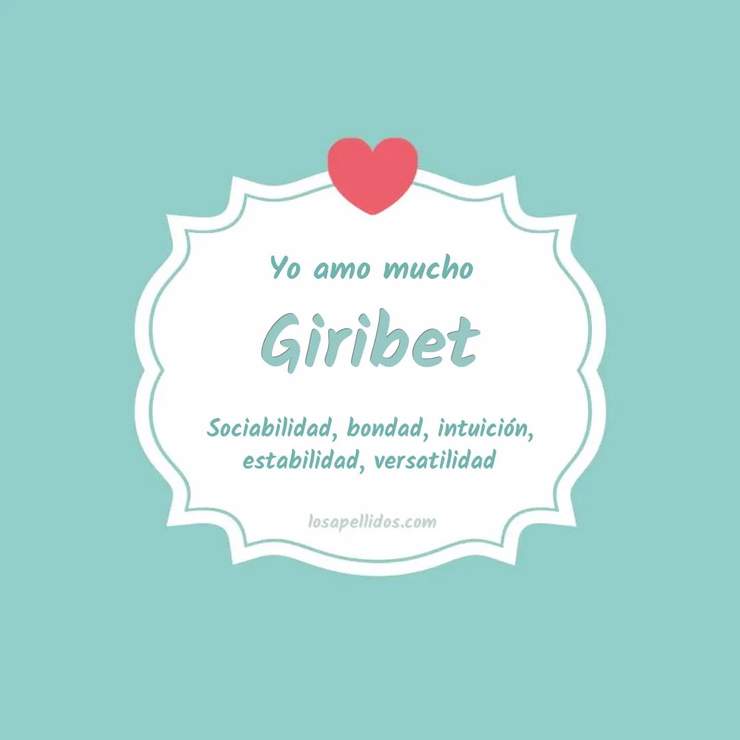 Yo amo mucho Giribet
