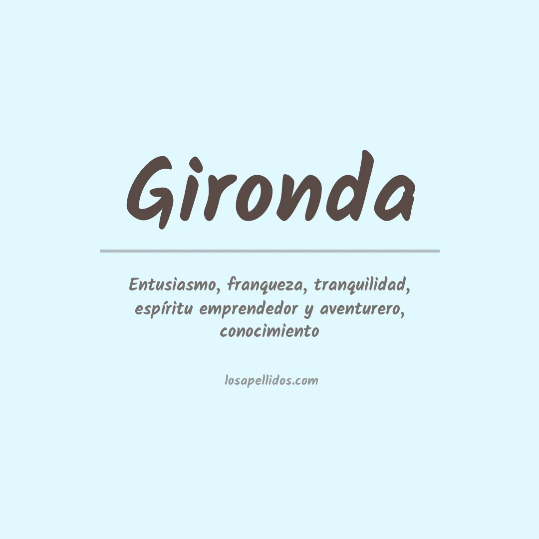 Apellido Gironda