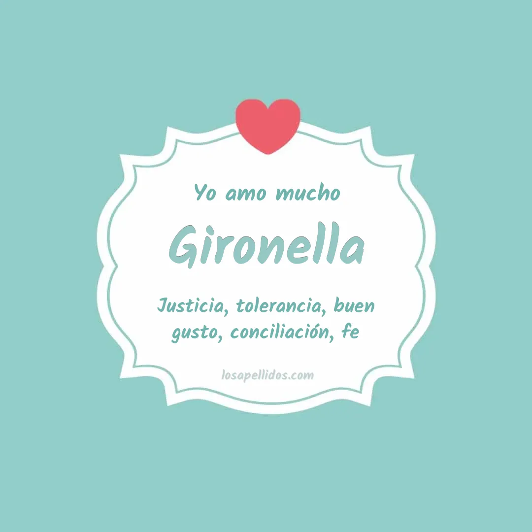 Yo amo mucho Gironella