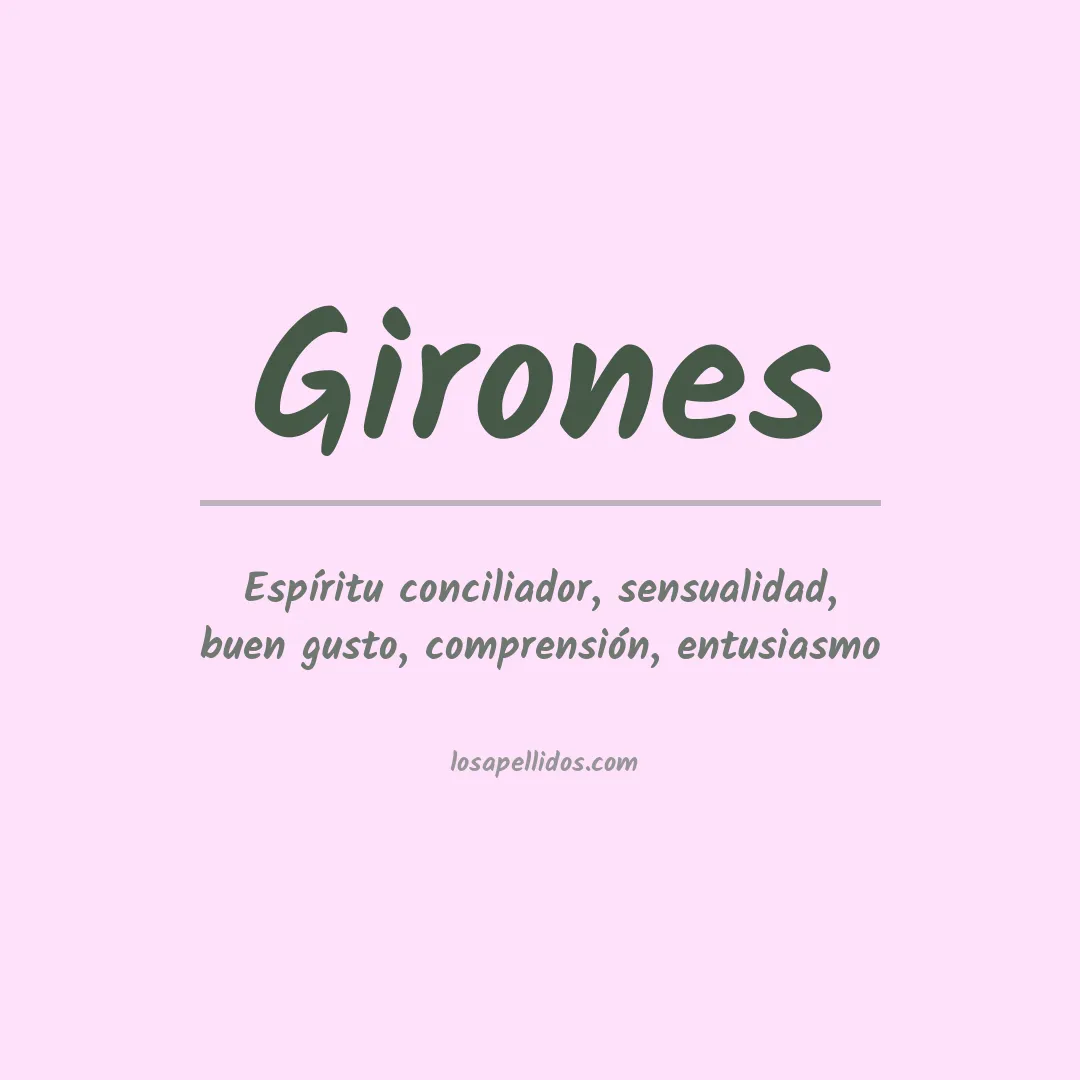 Apellido Girones