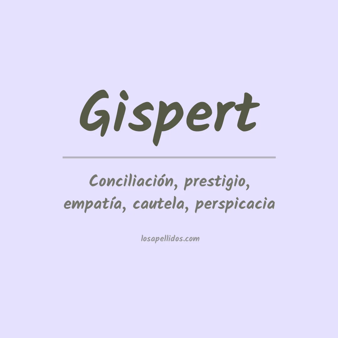 Apellido Gispert