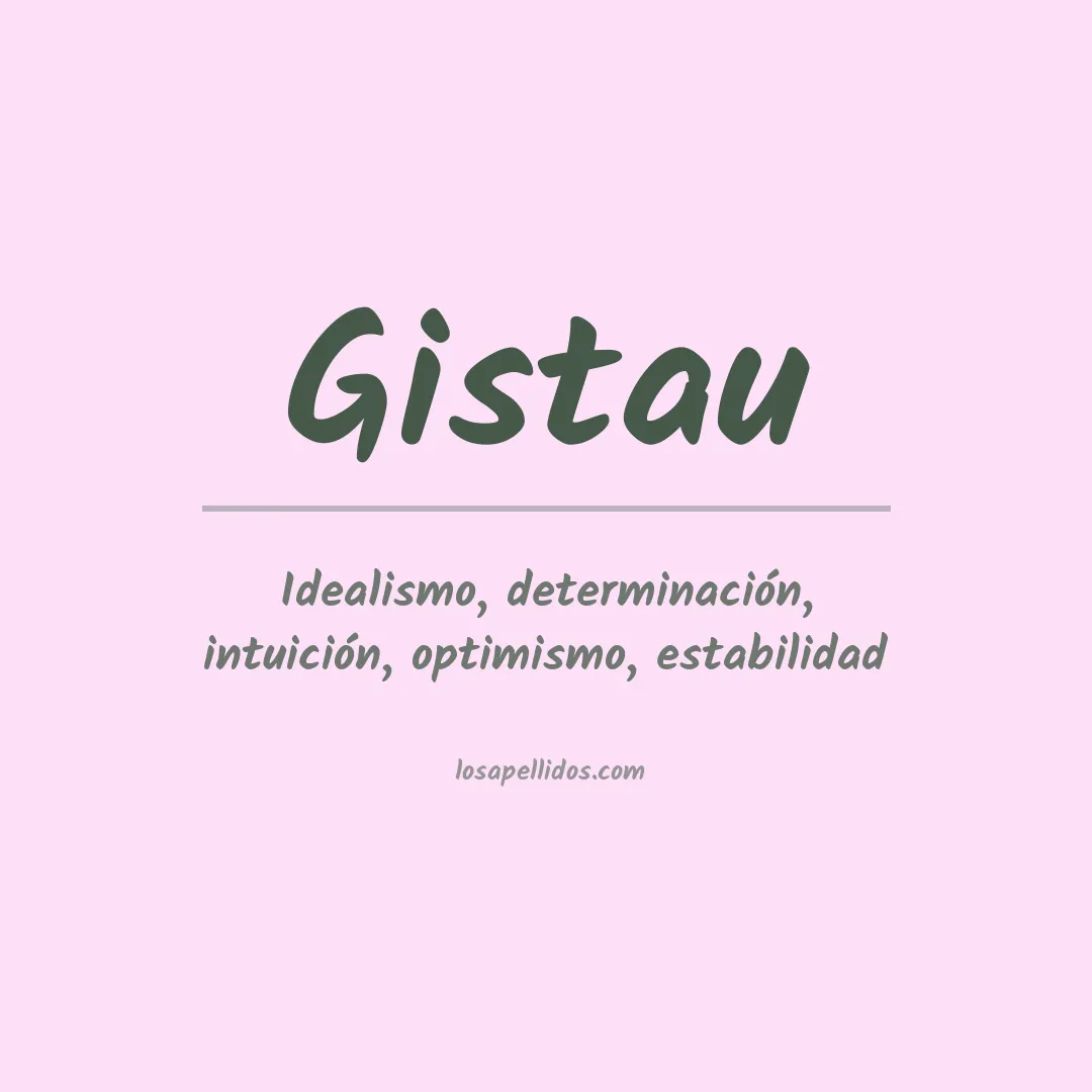 Apellido Gistau