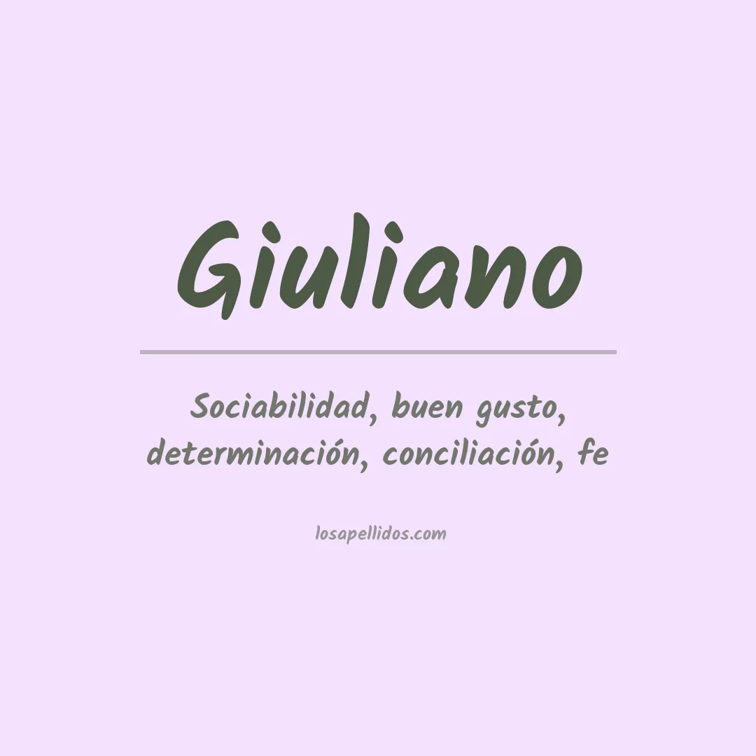 Apellido Giuliano