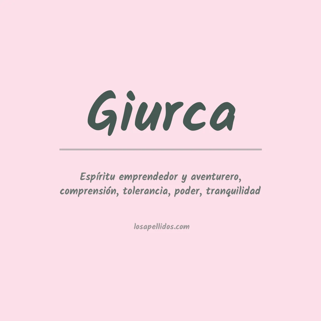 Apellido Giurca