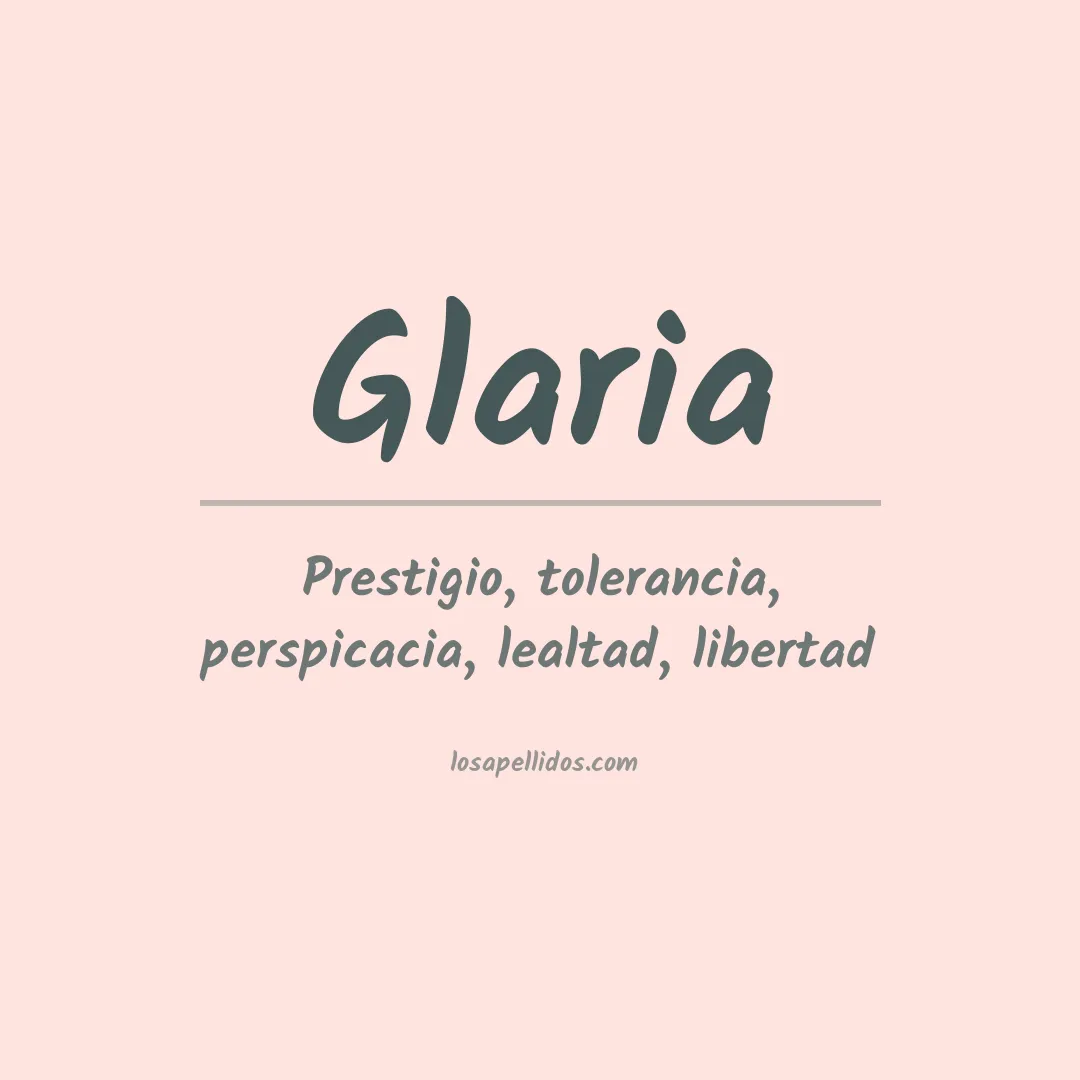 Apellido Glaria