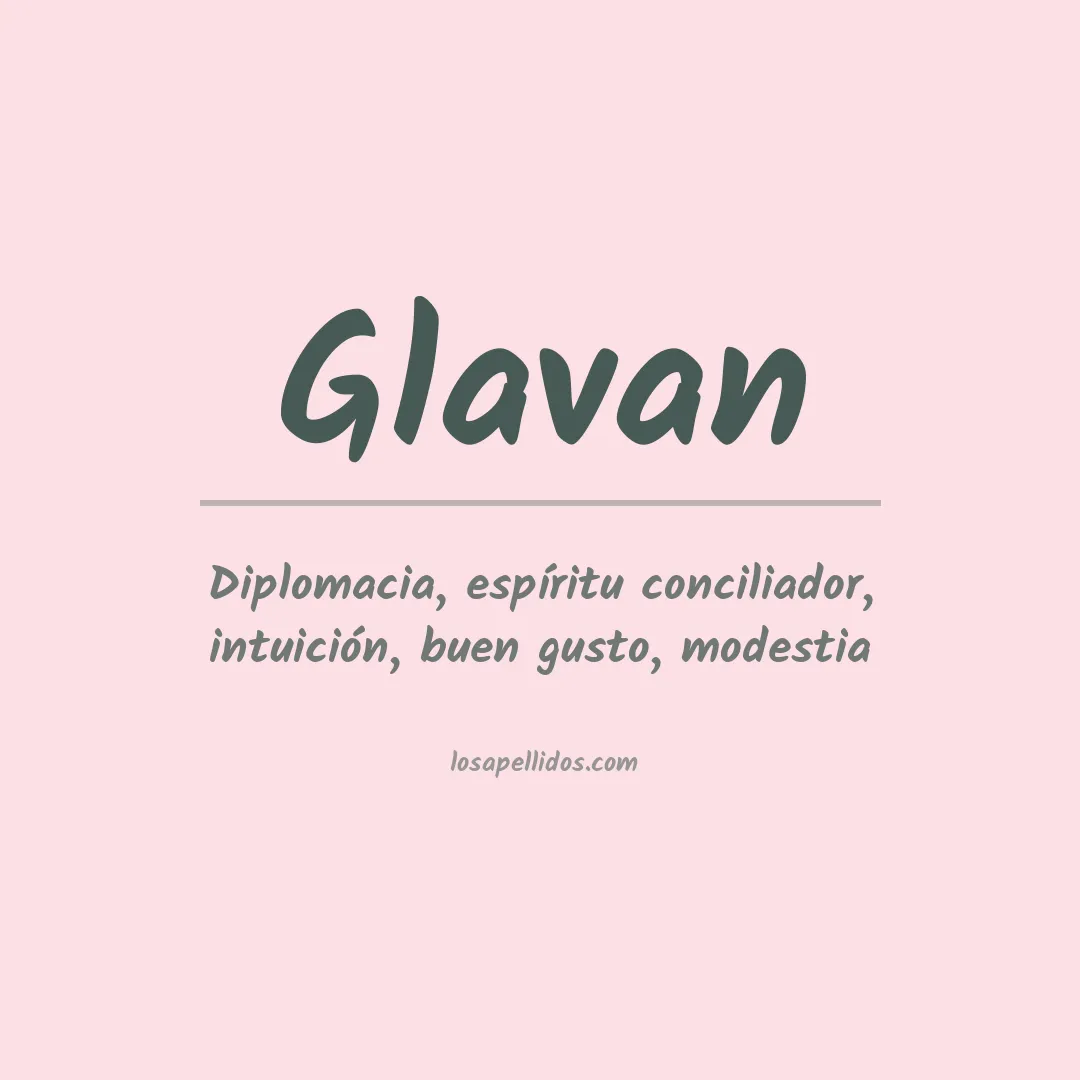 Apellido Glavan