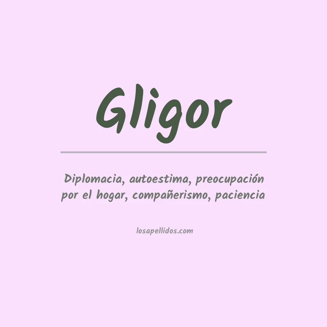 Apellido Gligor