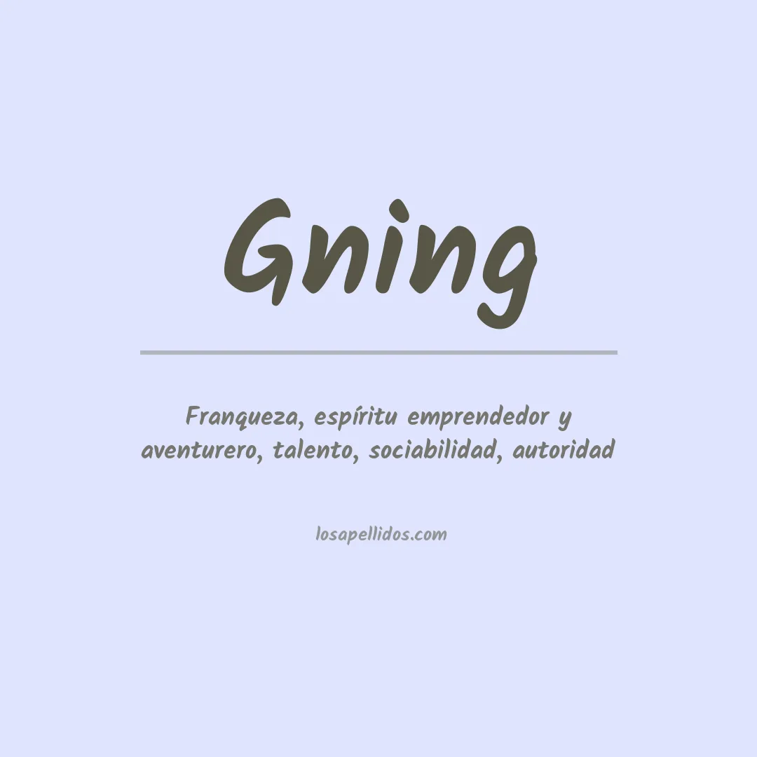 Apellido Gning