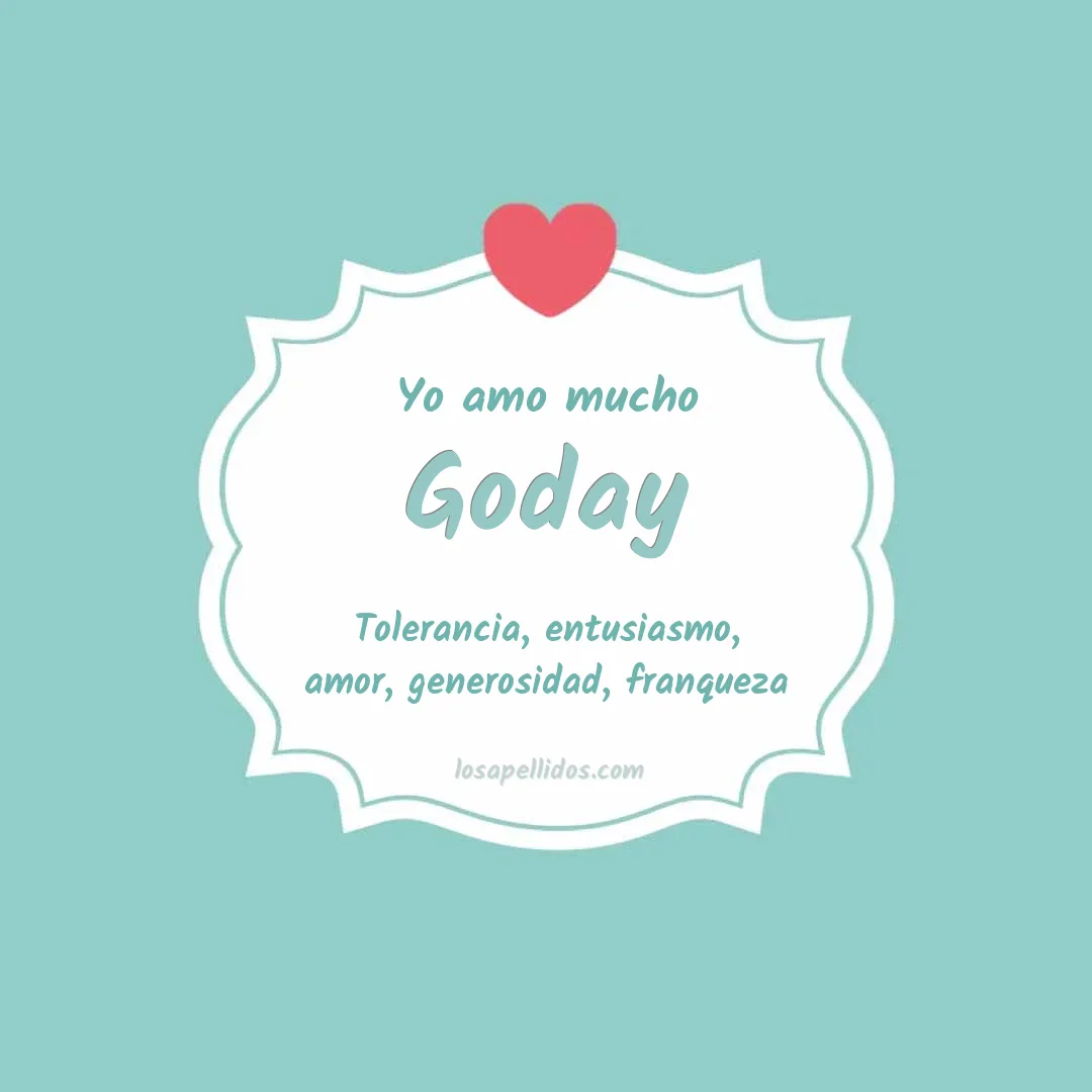 Yo amo mucho Goday