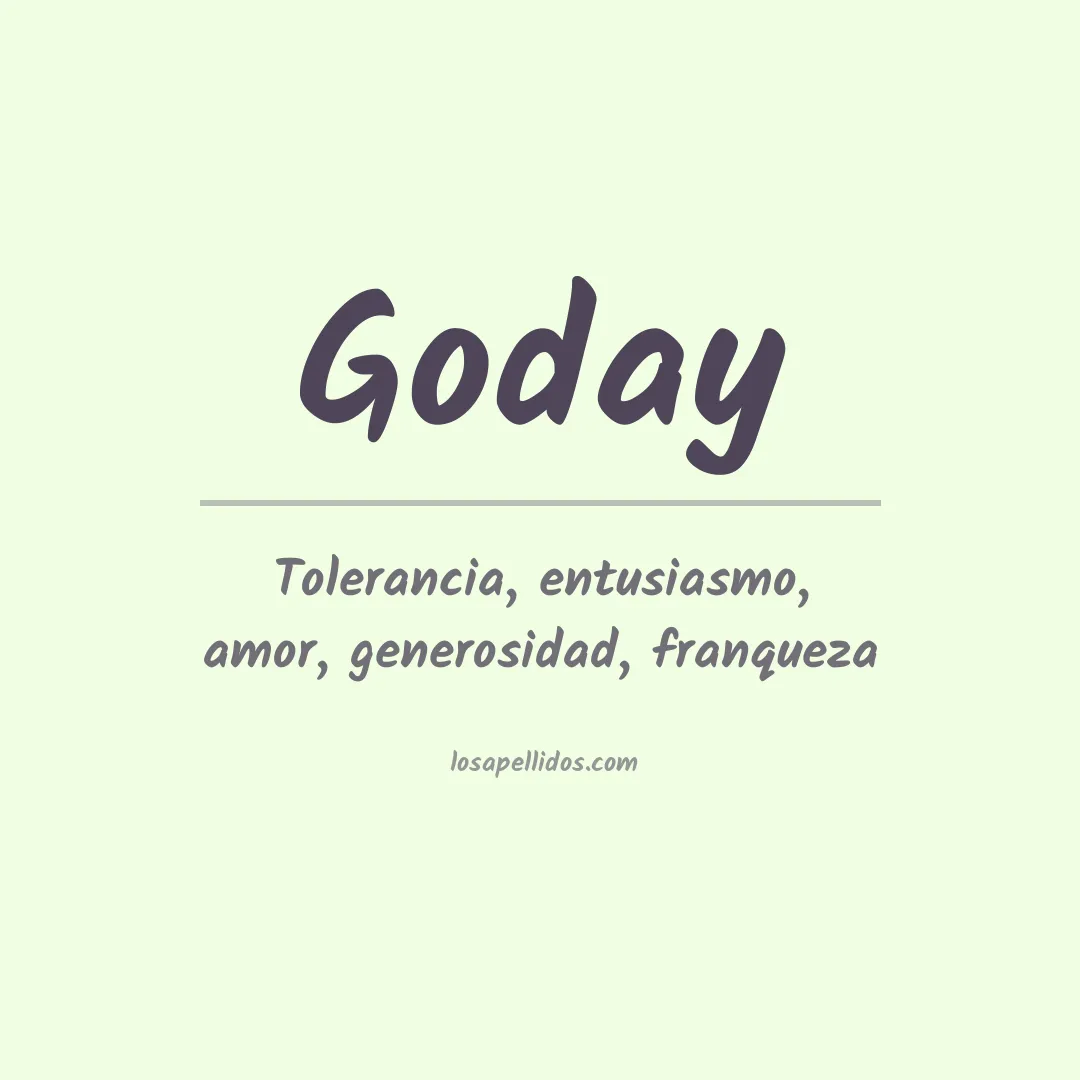 Apellido Goday
