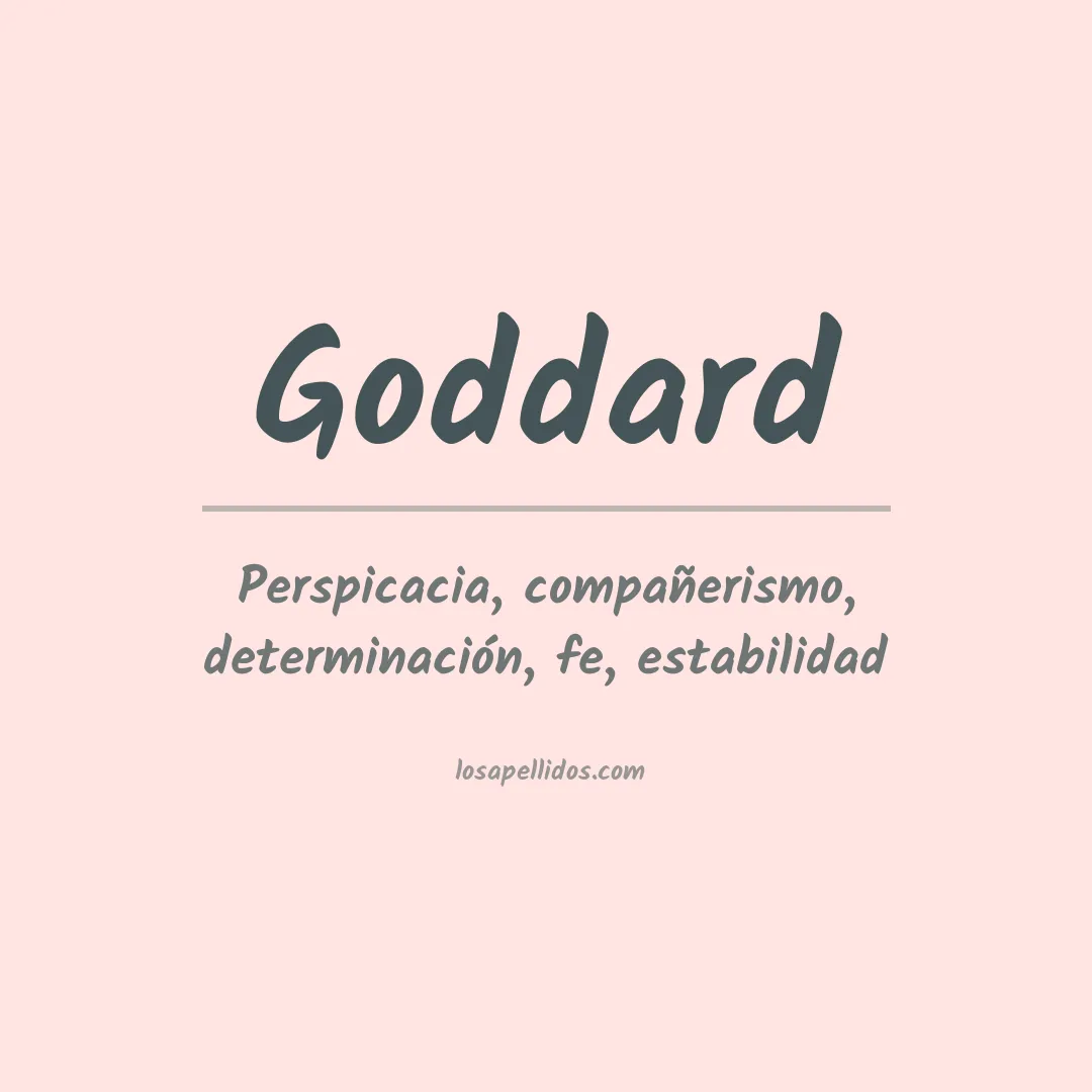 Apellido Goddard