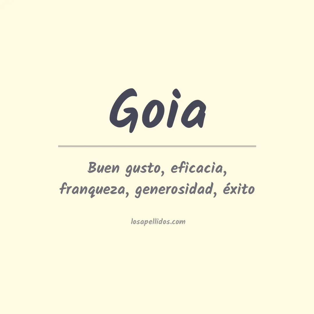 Apellido Goia