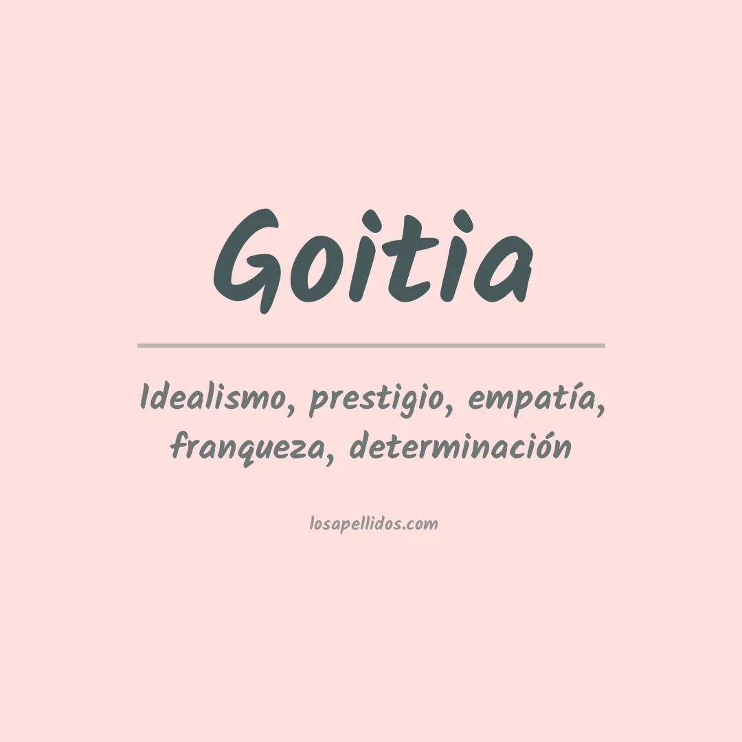 Apellido Goitia