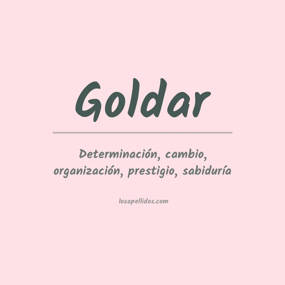 Apellido Goldar